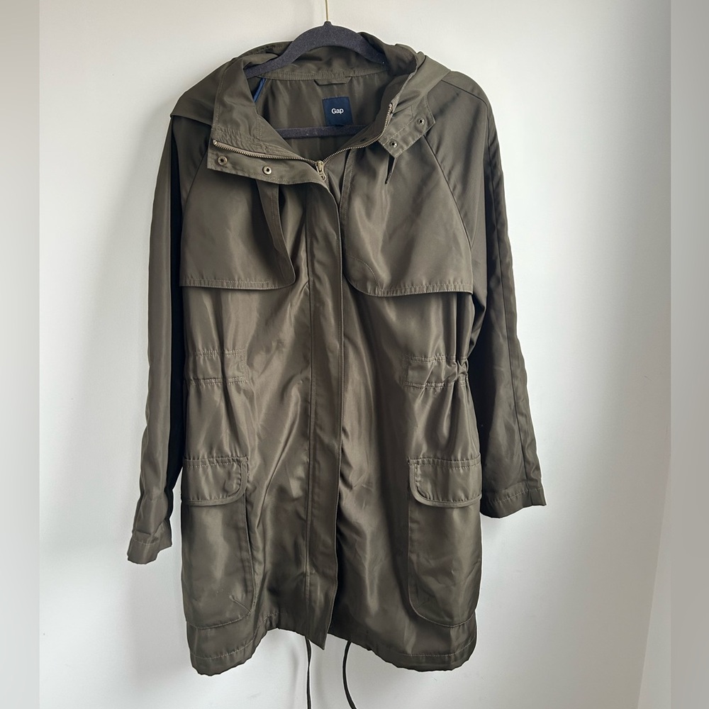 GAP Olive Green Hooded Parka